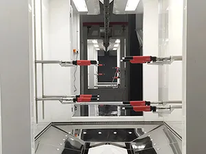 Sistema Automático de Recubrimiento Electrostático para Fabricante de Partes Automotrices