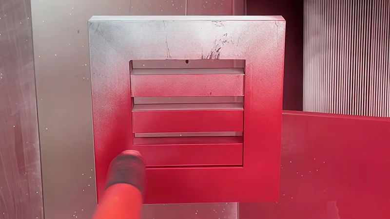 Recubrimiento Electrostático de Cubiertas de Ventilación